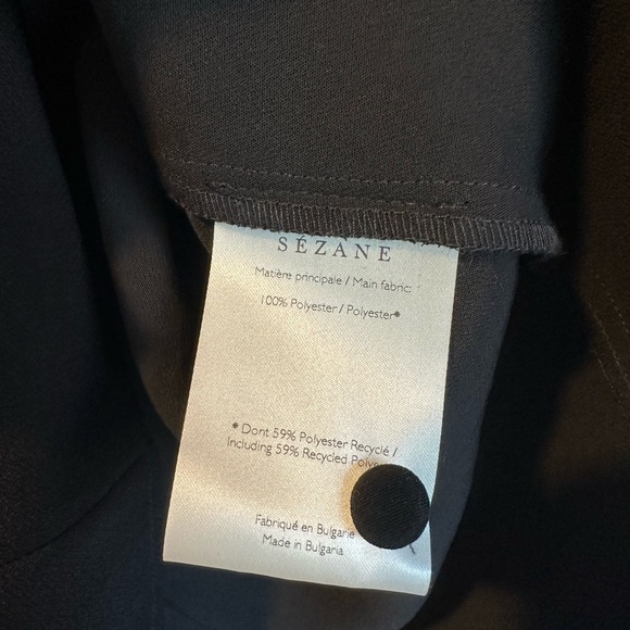 Sezane Amy blouse in black - Picture 6 of 6